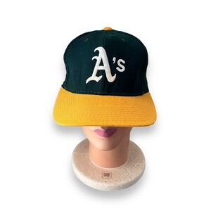Vintage Sports Specialties MLB Oakland A's Two Tone Wool Fitted Cap Hat 6 7/8